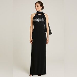 retro halter dress Viking Celtic Knot Print Women's Vintage Halter Dress